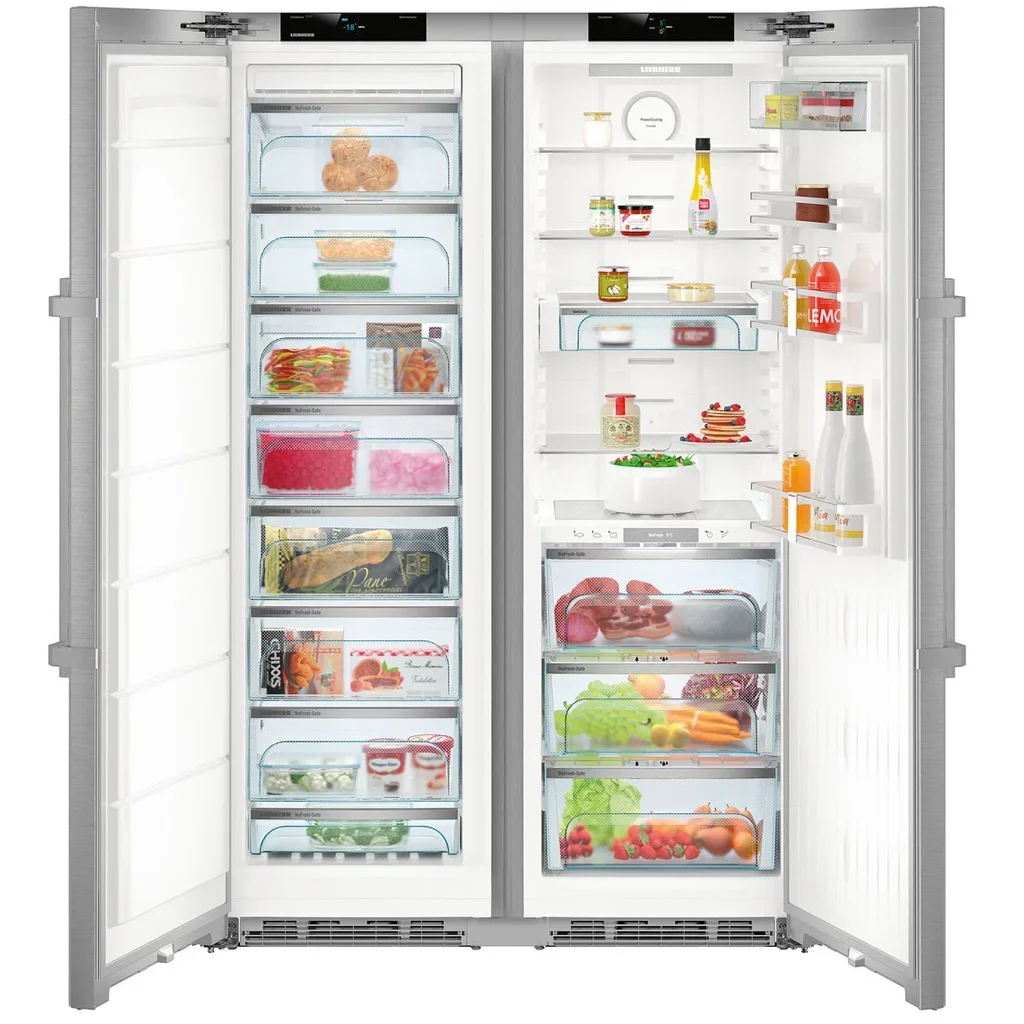 SBSes 8773 Side-by-Side Premium with BioFresh & No Frost - Fridge and Freezer