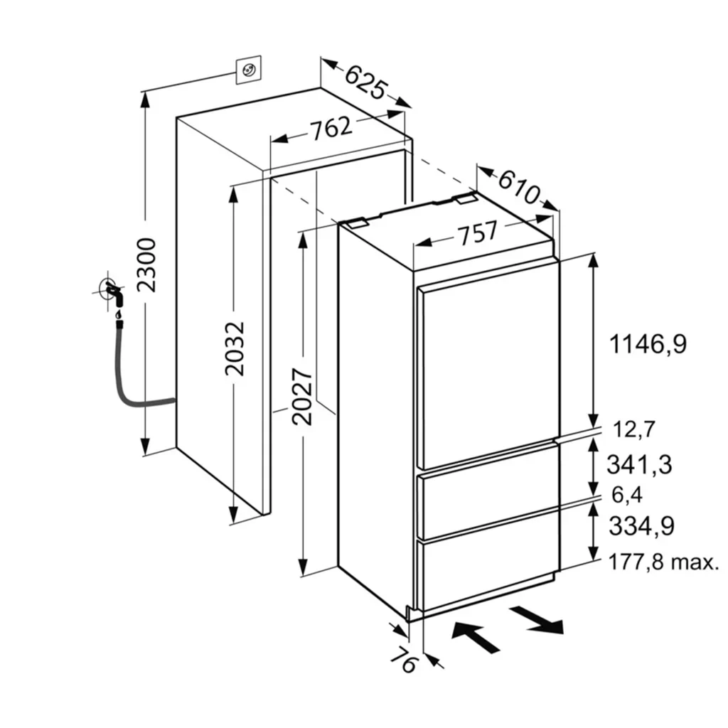 Liebherr Built-in ECBN 5066 PremiumPlus BioFresh