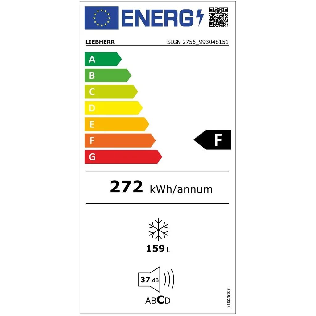 Liebherr Built-in SIGN 2756 Premium Freezer with NoFrost