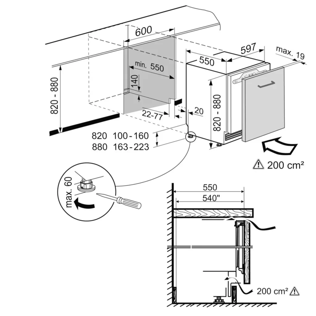 Liebherr Built-in UIKo 1550 Premium Under Counter Fridge